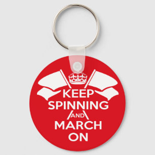 Color Guard Key Ring