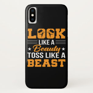 Color Guard Like Beauty Toss Like Beast iPhone X Case