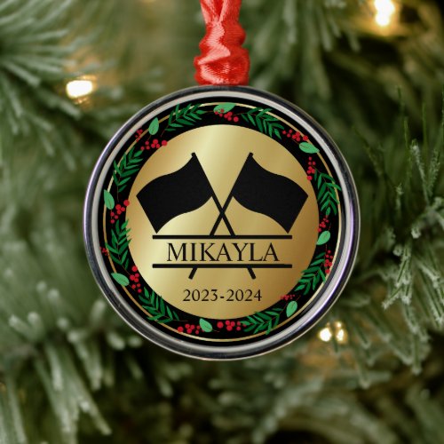 Color Guard Marching Band Christmas Ornament