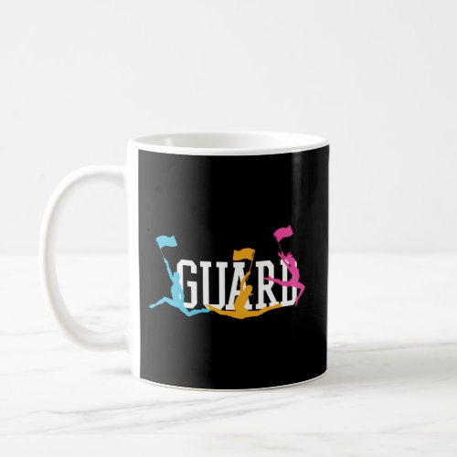Color Guard Marching Band Guard Flag Coffee Mug