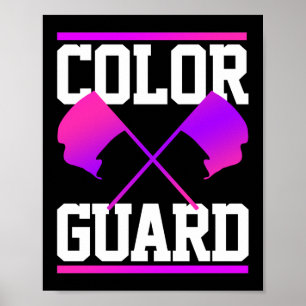 Color Guard Marching Band Poster