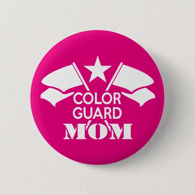 Color Guard Mom Button (Front)