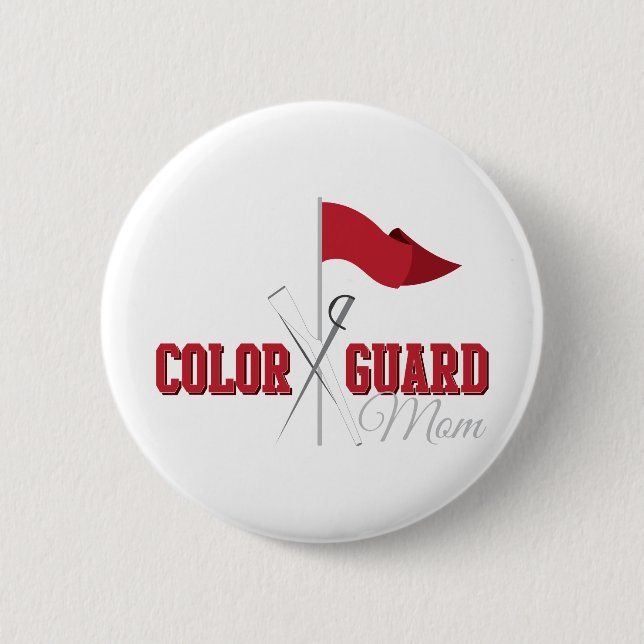 Color Guard Mom Button (Front)