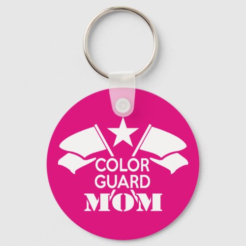Color Guard Mom Keychain