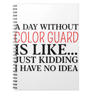 color guard notebook