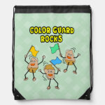 Color Guard Rocks Drawstring Bag