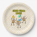 Color Guard Rocks Paper Plates