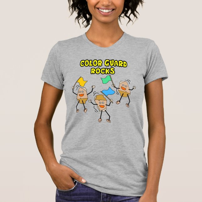 Color Guard Rocks T-Shirt (Front)