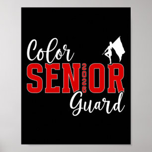Color Guard Senior 2026 Cl Of 2026 Senior Color Gu Poster