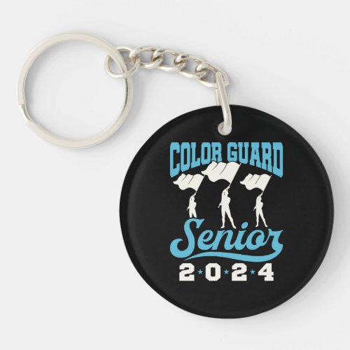 Color Guard Senior Class of 2024 Keychain