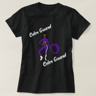 Color Guard T-Shirt Purple White