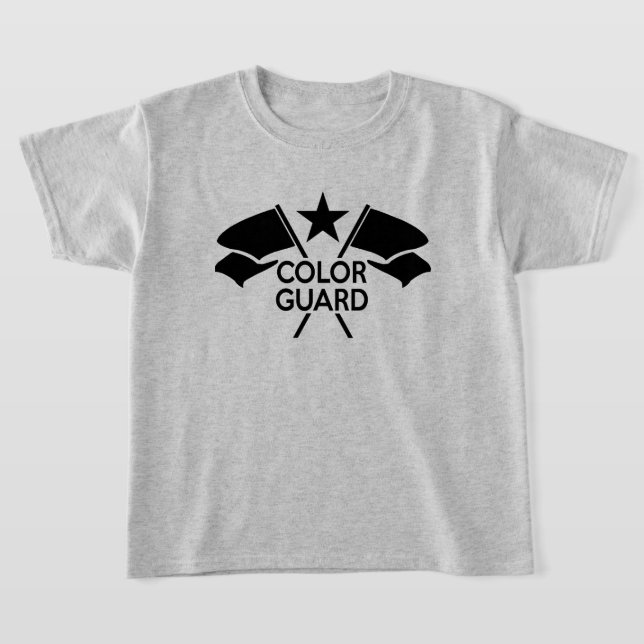 Color Guard Trooper's Crossed Flags t-shirt (Laydown)
