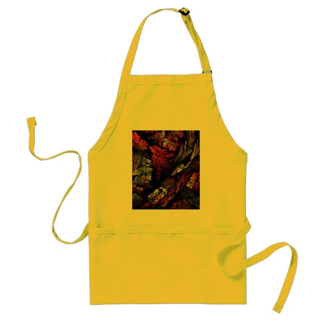 Color Harmony Abstract Art Apron (Front)
