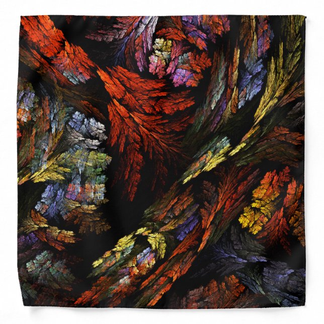 Color Harmony Abstract Art Bandana (Front)