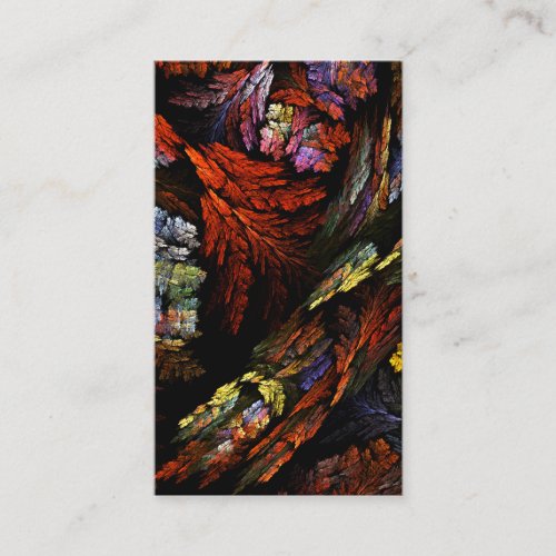 Color Harmony Abstract Art Business Card