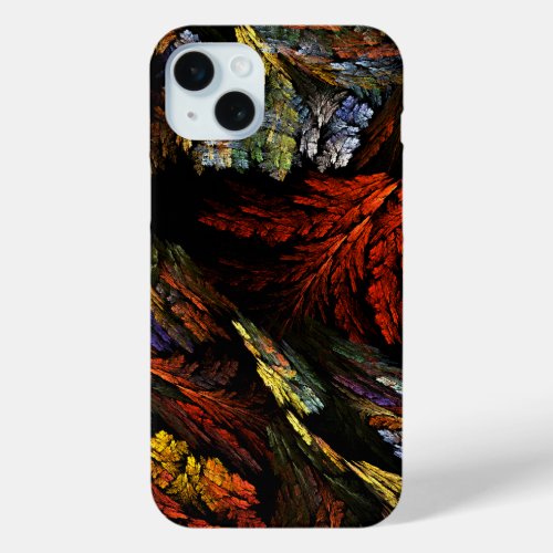 Color Harmony Abstract Art iPhone 15 Plus Case