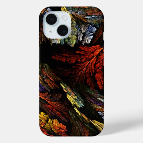 Color Harmony Abstract Art iPhone 15 Case