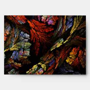 Color Harmony Abstract Art Envelope