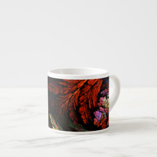 Color Harmony Abstract Art Espresso Mug