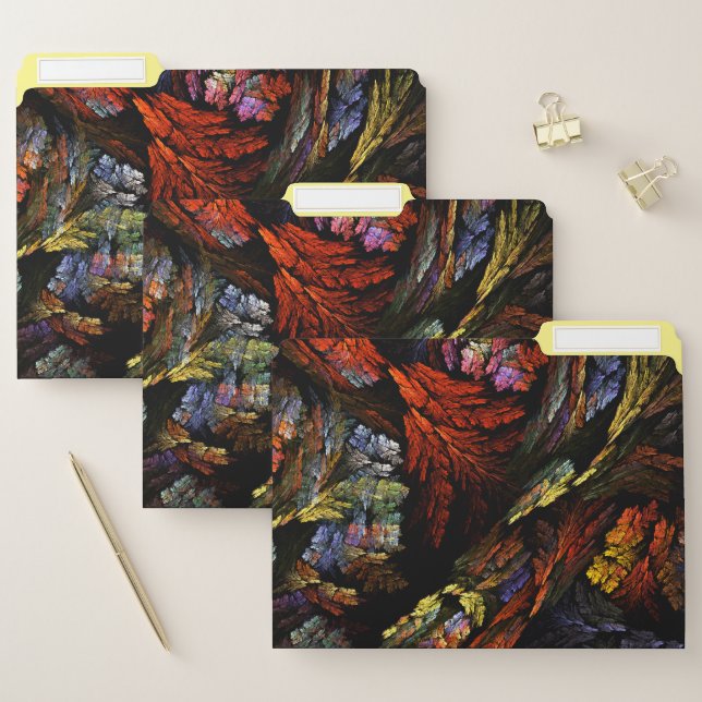 Color Harmony Abstract Art File Folder (Set)