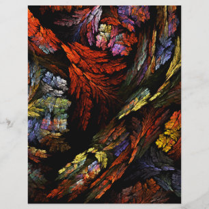 Color Harmony Abstract Art Flyer