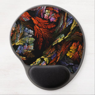 Color Harmony Abstract Art Gel Mousepad