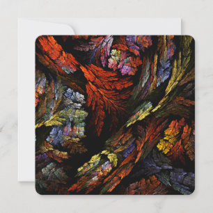 Color Harmony Abstract Art Invitation