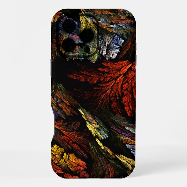 Color Harmony Abstract Art Iphone Case (Back)