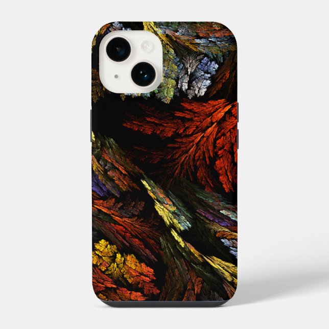 Color Harmony Abstract Art Iphone Case (Back)
