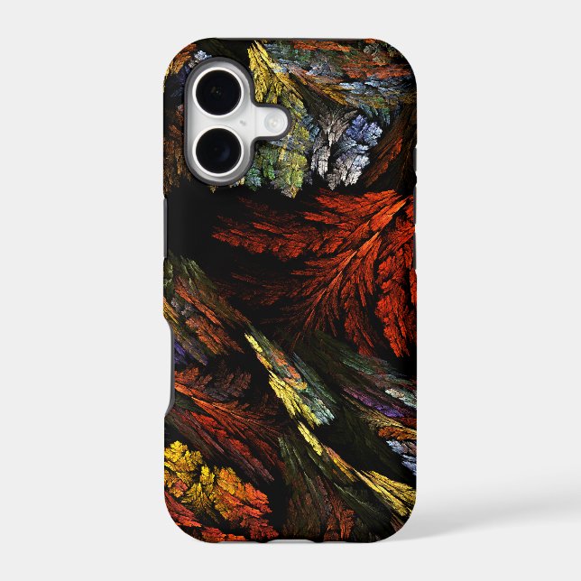 Color Harmony Abstract Art Iphone Case (Back)