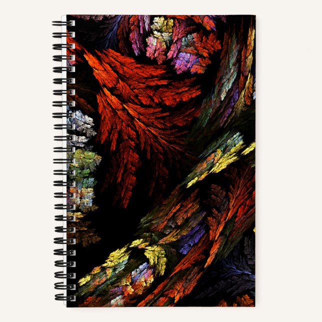 Color Harmony Abstract Art Notebook (Front)