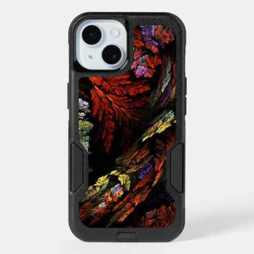 Color Harmony Abstract Art iPhone 15 Case