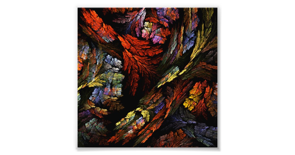 Color Harmony Abstract Art Photo Print Zazzle Com