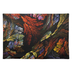 Color Harmony Abstract Art Placemat