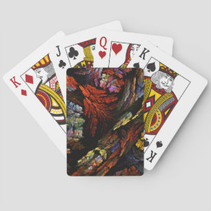 Color Harmony Abstract Art Poker Cards