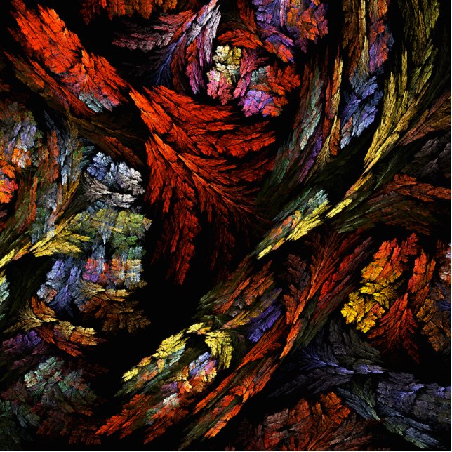 Color Harmony Abstract Art Statuette (Front)