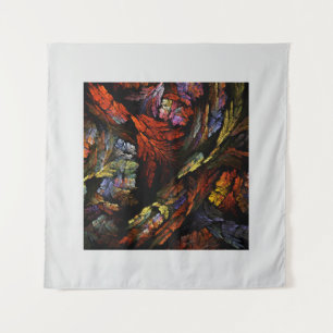 Color Harmony Abstract Art Tapestry