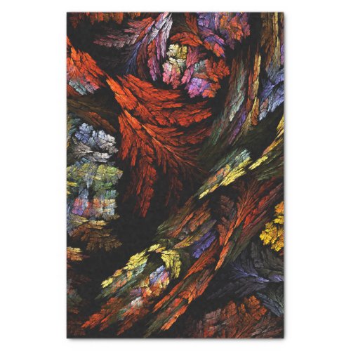 Color Harmony Abstract Art Tissue Paper