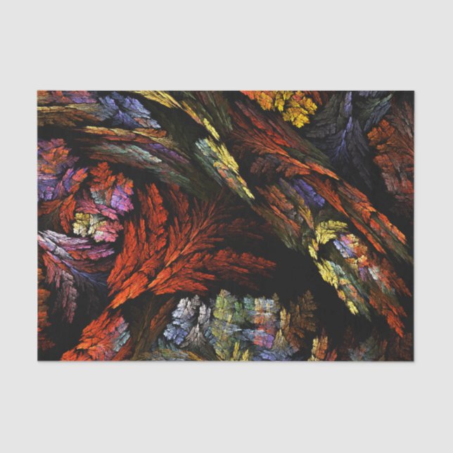 Color Harmony Abstract Art Tissue Paper (Front)