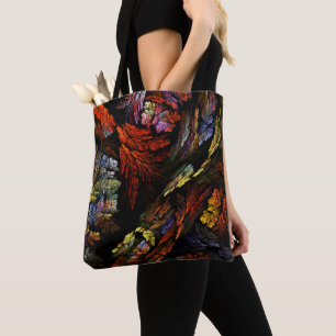 Color Harmony Abstract Art Tote Bag