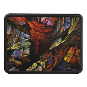 Color Harmony Abstract Art Tow Hitch Cover