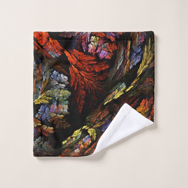 Color Harmony Abstract Art Wash Cloth (Wash Cloth)