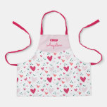 Color Heart Pattern Apron