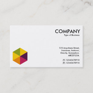 Color Hexagon 01 Business Card