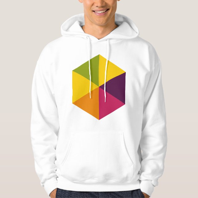 Color Hexagon 01 Hoodie (Front)