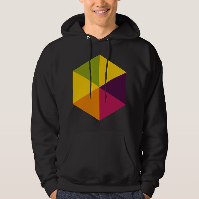 Color Hexagon 01 Hoodie (Front)