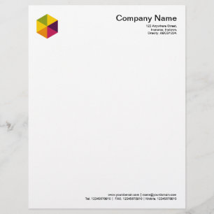 Color Hexagon 01 Letterhead