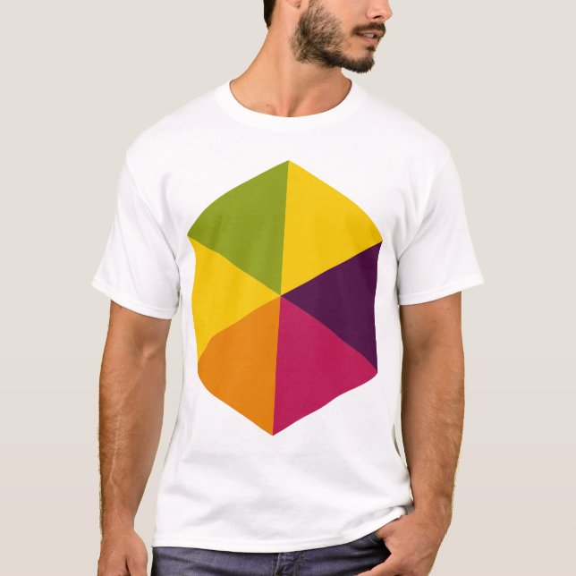 Color Hexagon 01 T-Shirt (Front)