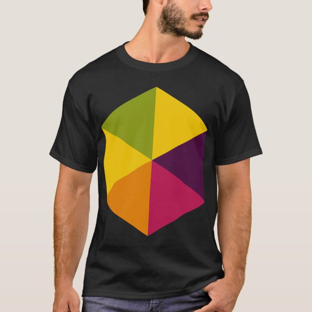 Color Hexagon 01 T-Shirt (Front)