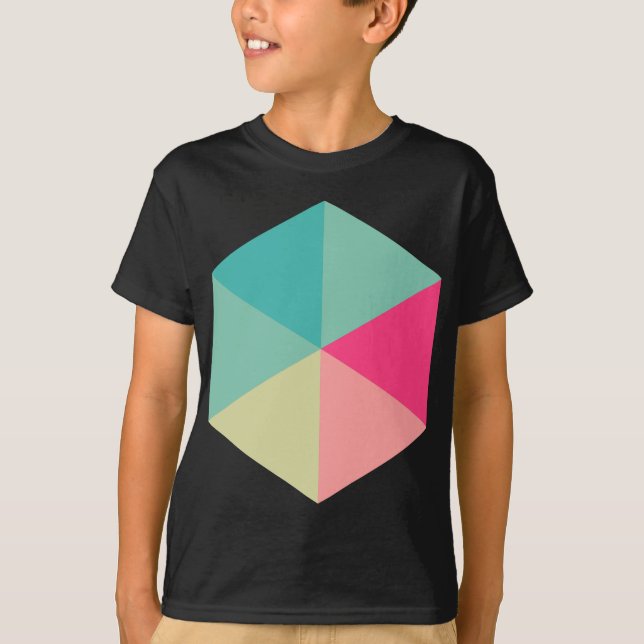 Color Hexagon 02 T-Shirt (Front)